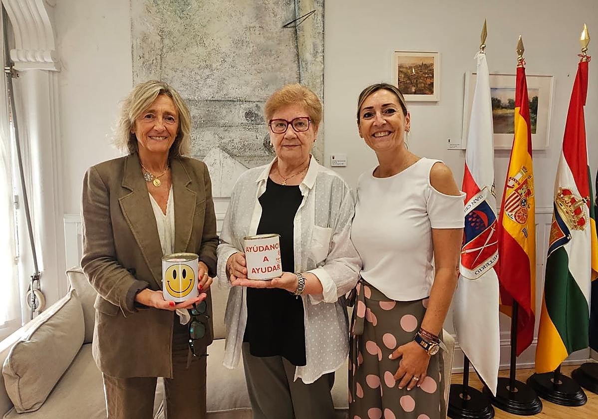 El Ayuntamiento de Calahorra entrega un donativo de 637 euros a Cáritas recaudado en las fiestas de agosto