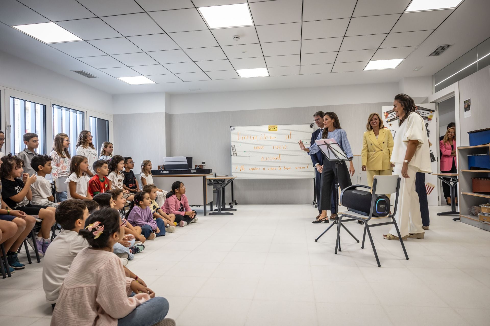 La Reina abre el curso en Rincón de Soto