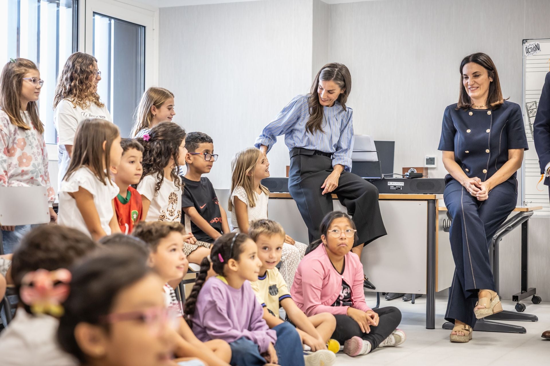 La Reina abre el curso en Rincón de Soto