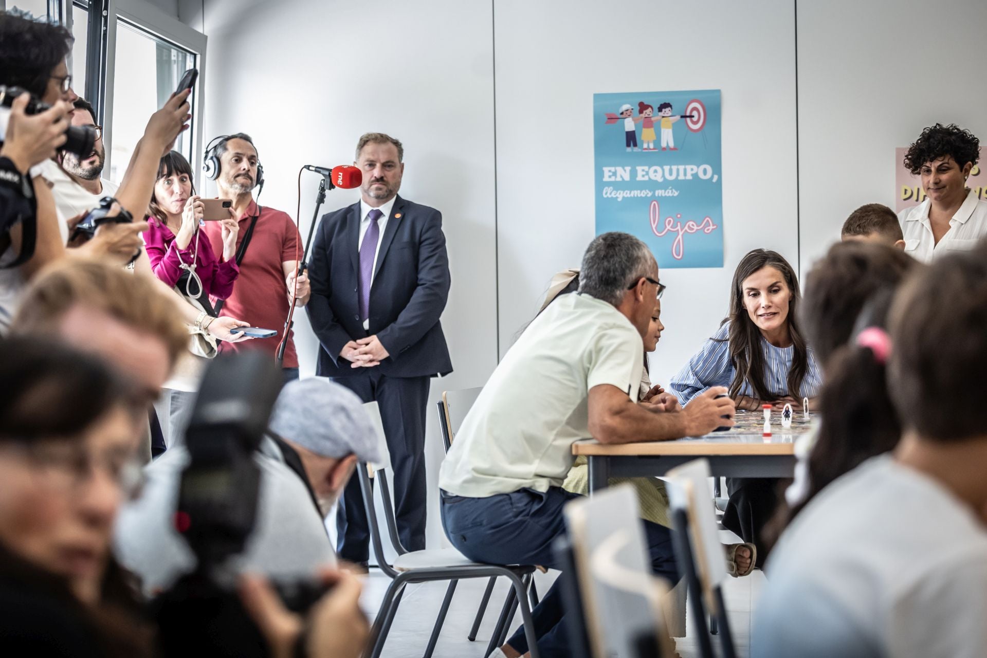 La Reina abre el curso en Rincón de Soto