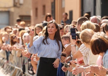 La Reina inaugura el curso escolar en Rincón de Soto