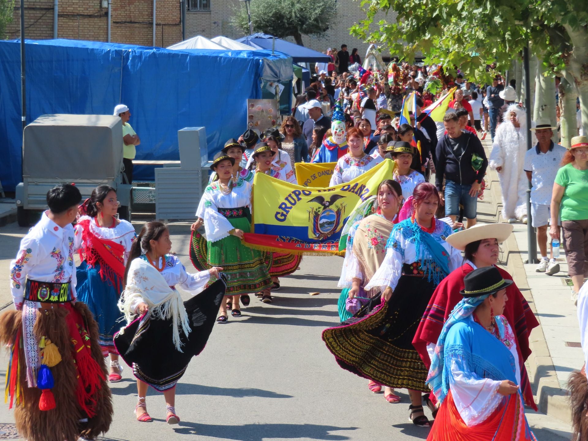 La comunidad ecuatoriana de Alfaro celebra la virgen del Cisne
