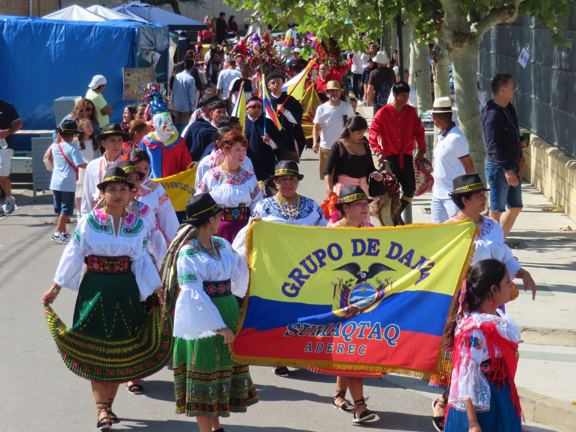 La comunidad ecuatoriana de Alfaro celebra la virgen del Cisne