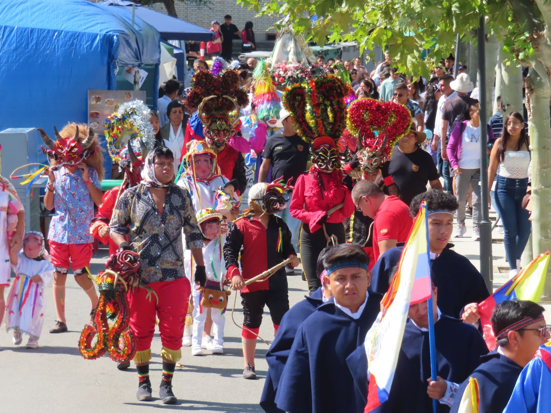 La comunidad ecuatoriana de Alfaro celebra la virgen del Cisne