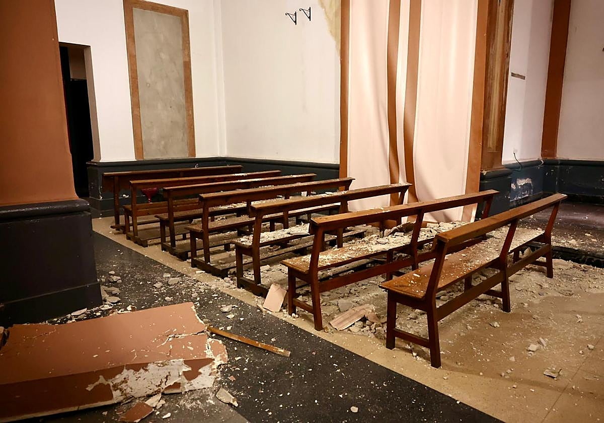 Estado de la iglesia de Santa teresita