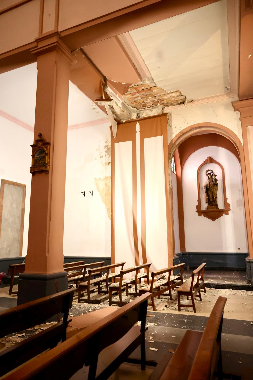 Estado de la iglesia de Santa teresita