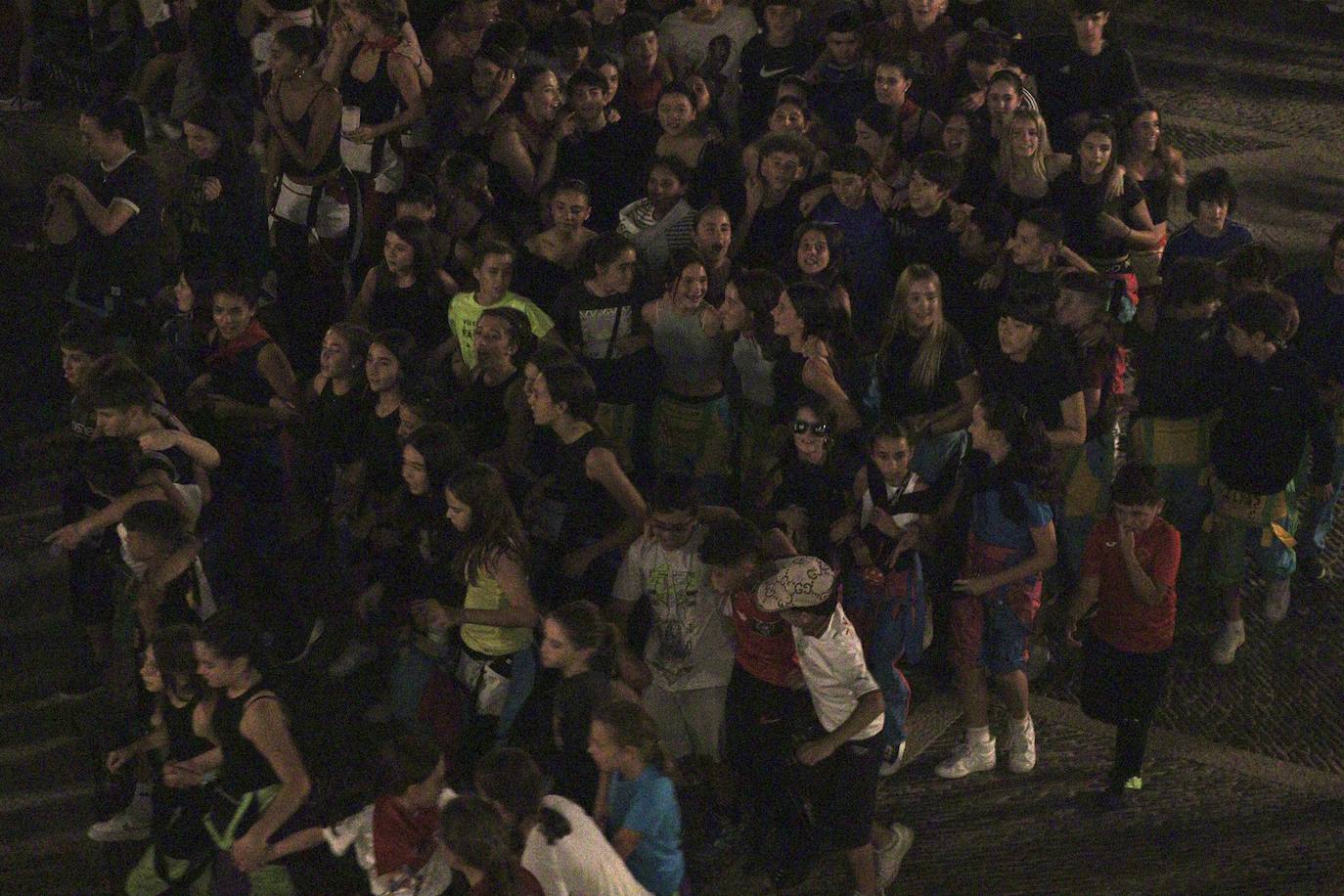 Las imágenes del disparo del cohete de las fiestas de Santo Domingo