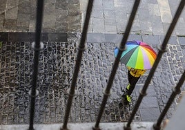 Desde el disparo del cohete en Logroño... chubascos y descenso brusco de las temperaturas