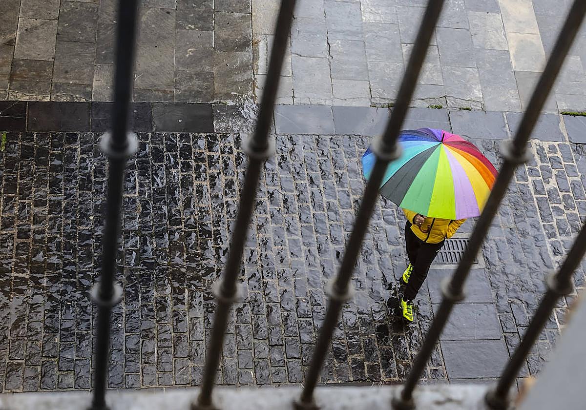 Desde el disparo del cohete en Logroño... chubascos y descenso brusco de las temperaturas