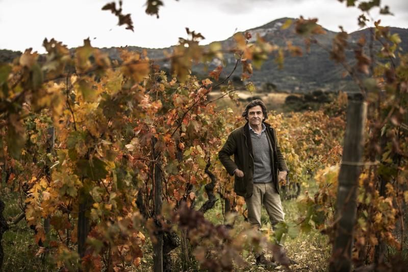 Telmo Rodríguez, en la Granja de Nuestra Señora de Remelluri