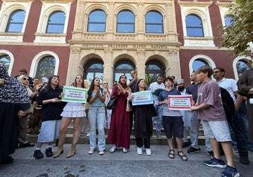 Musulmanes y alumnos del Sagasta vuelven a mostrar su solidaridad con Eman Akram