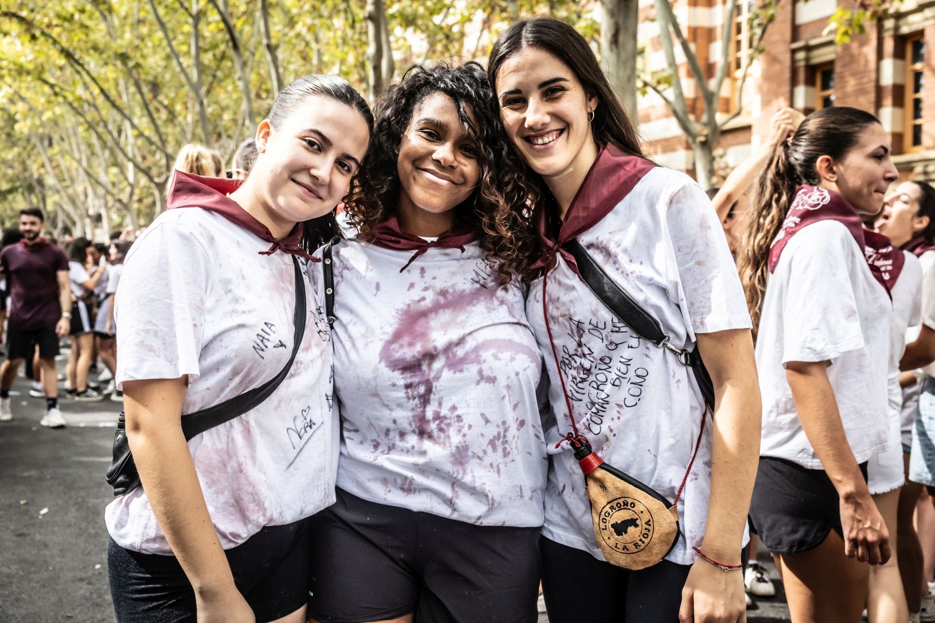 Las imágenes del cohete de San Mateo de Logroño desde la plaza del Ayuntamiento