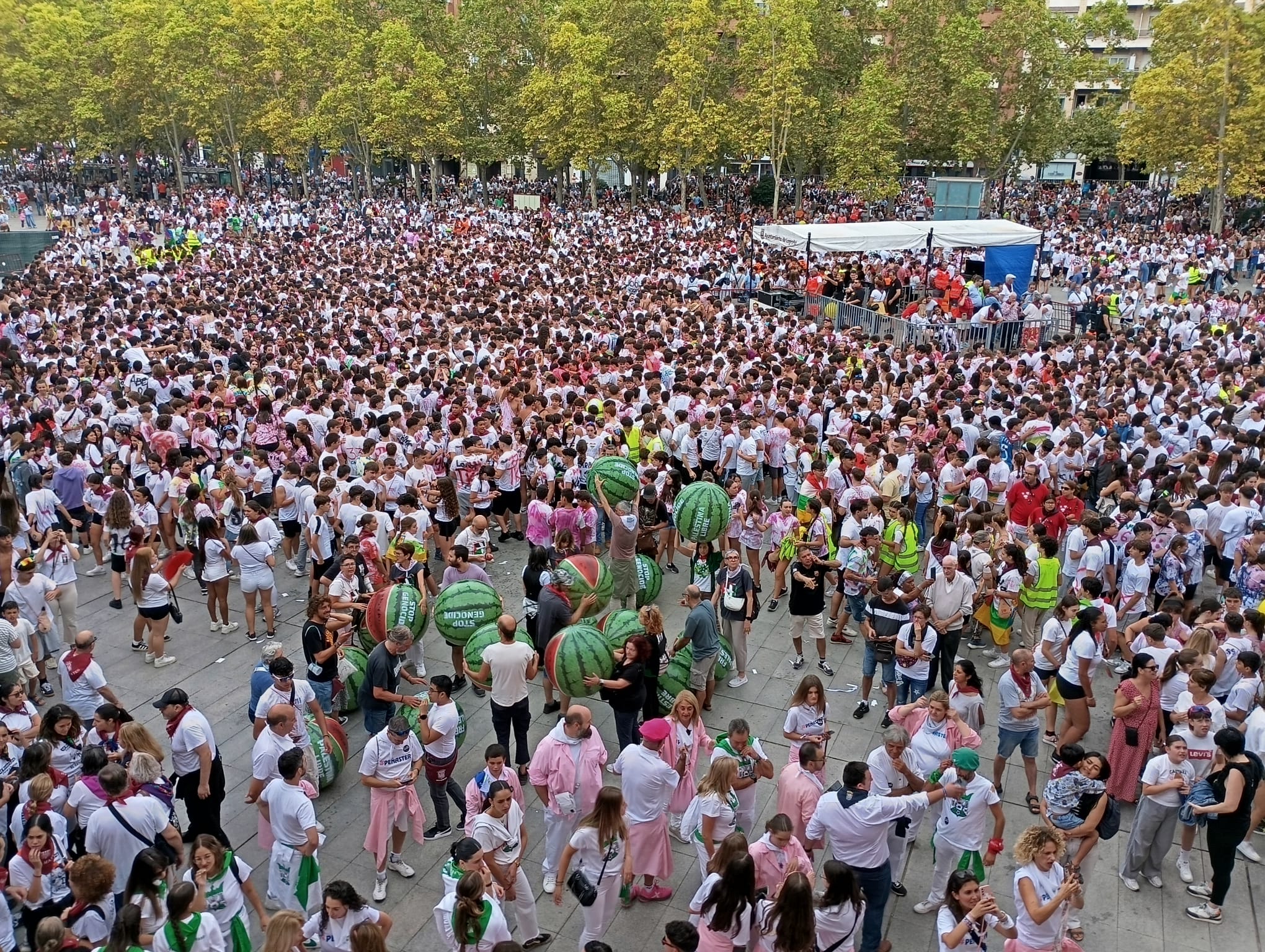 En directo: la fiesta estalla en Logroño