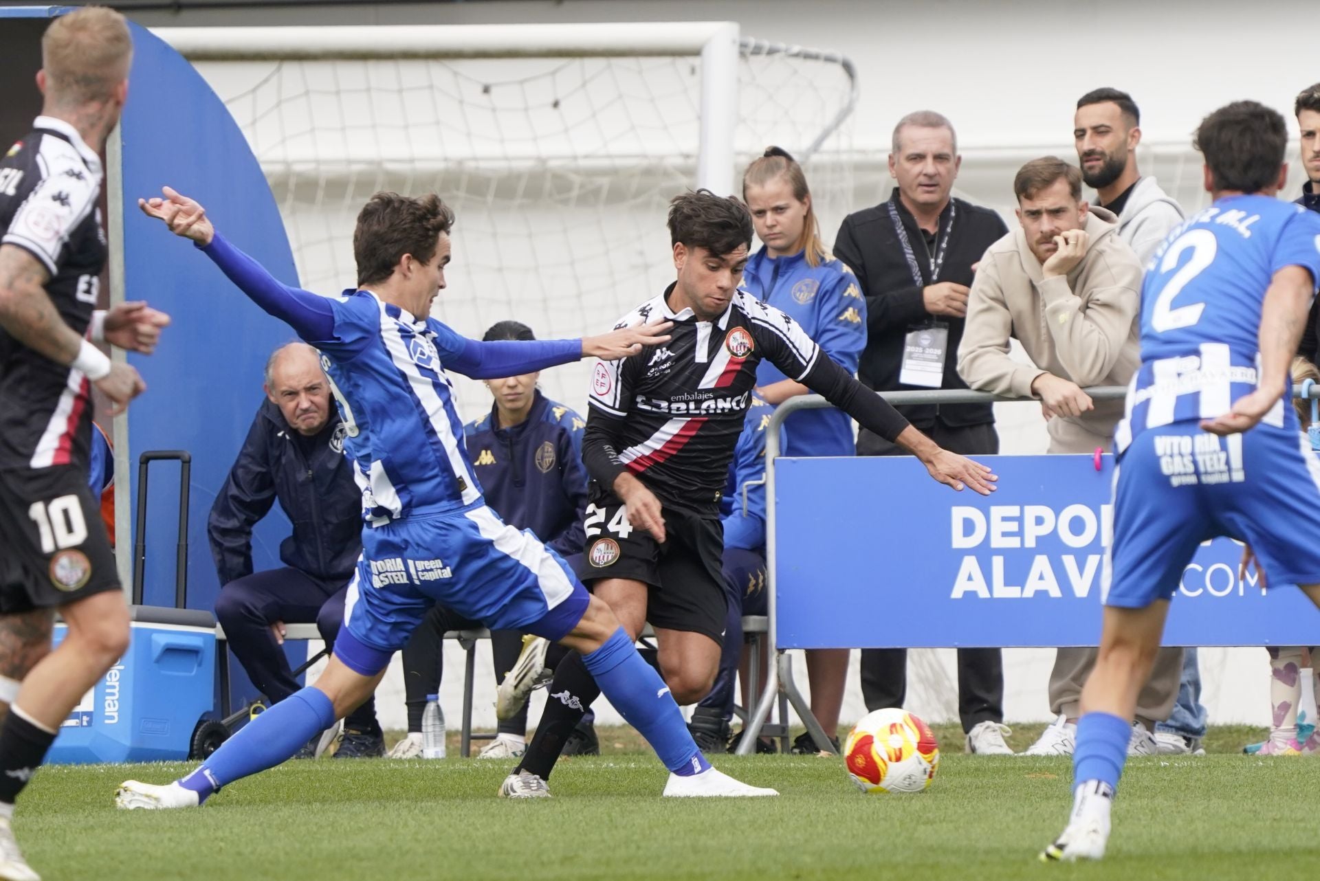 El partido del Alavés B-SD Logroñés