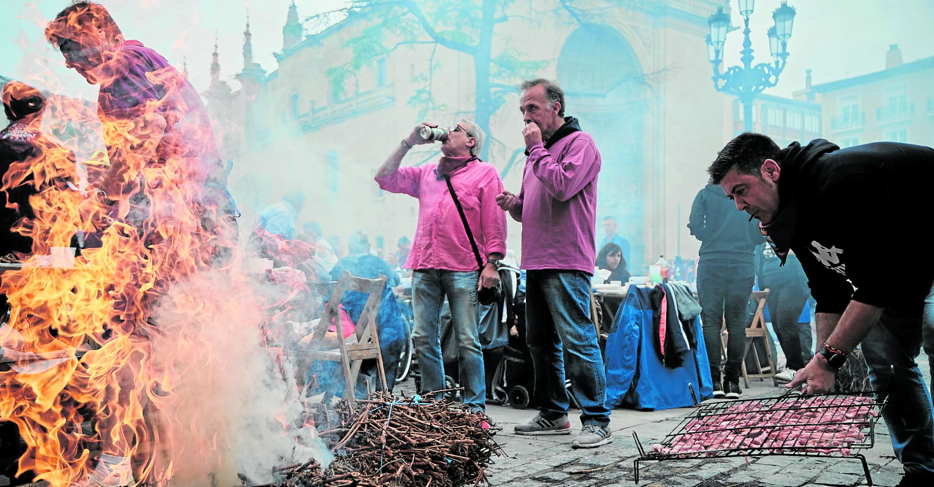 El Certamen de Chuletas al Sarmiento, en la plaza del Mercado.