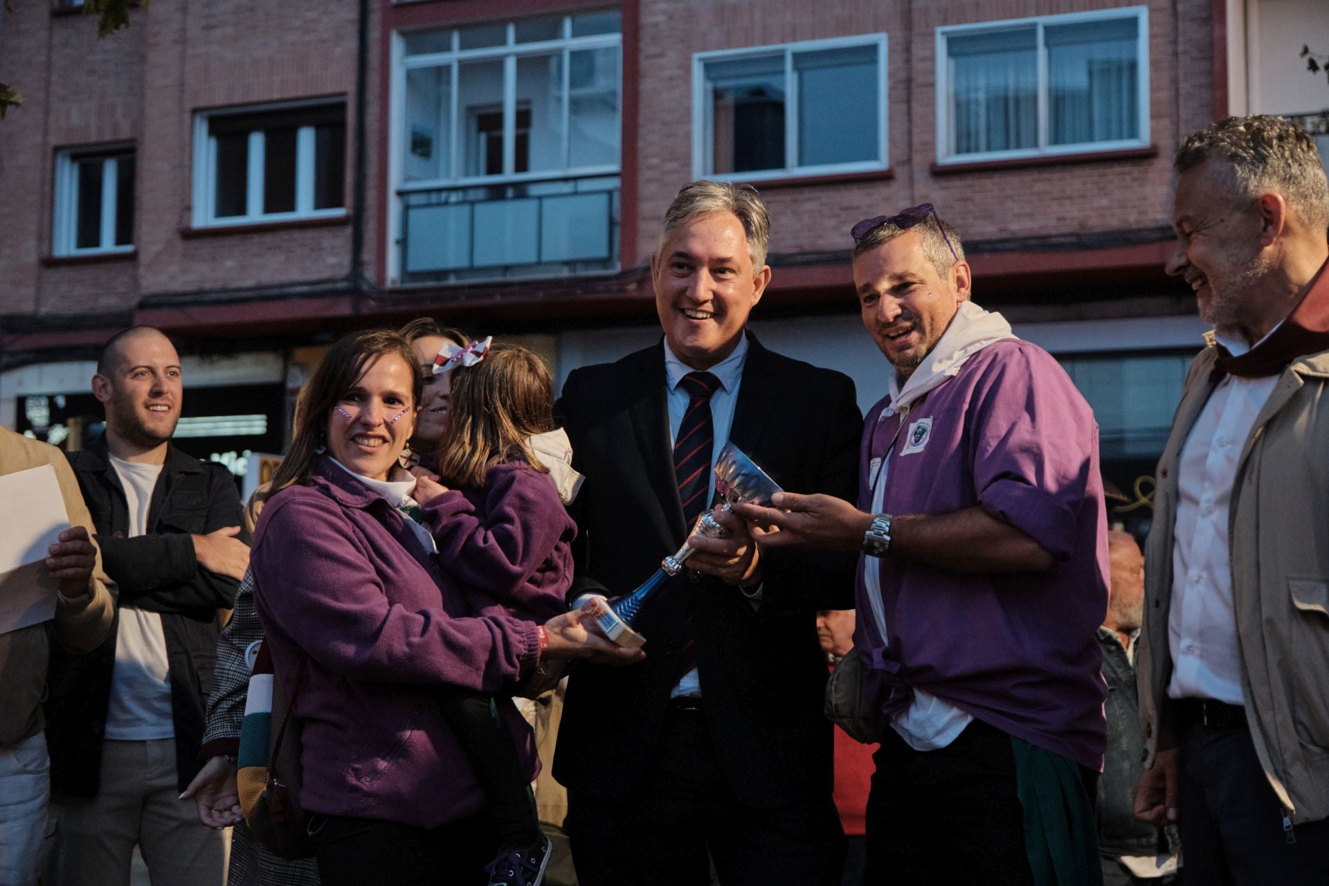 El desfile de carrozas por Logroño