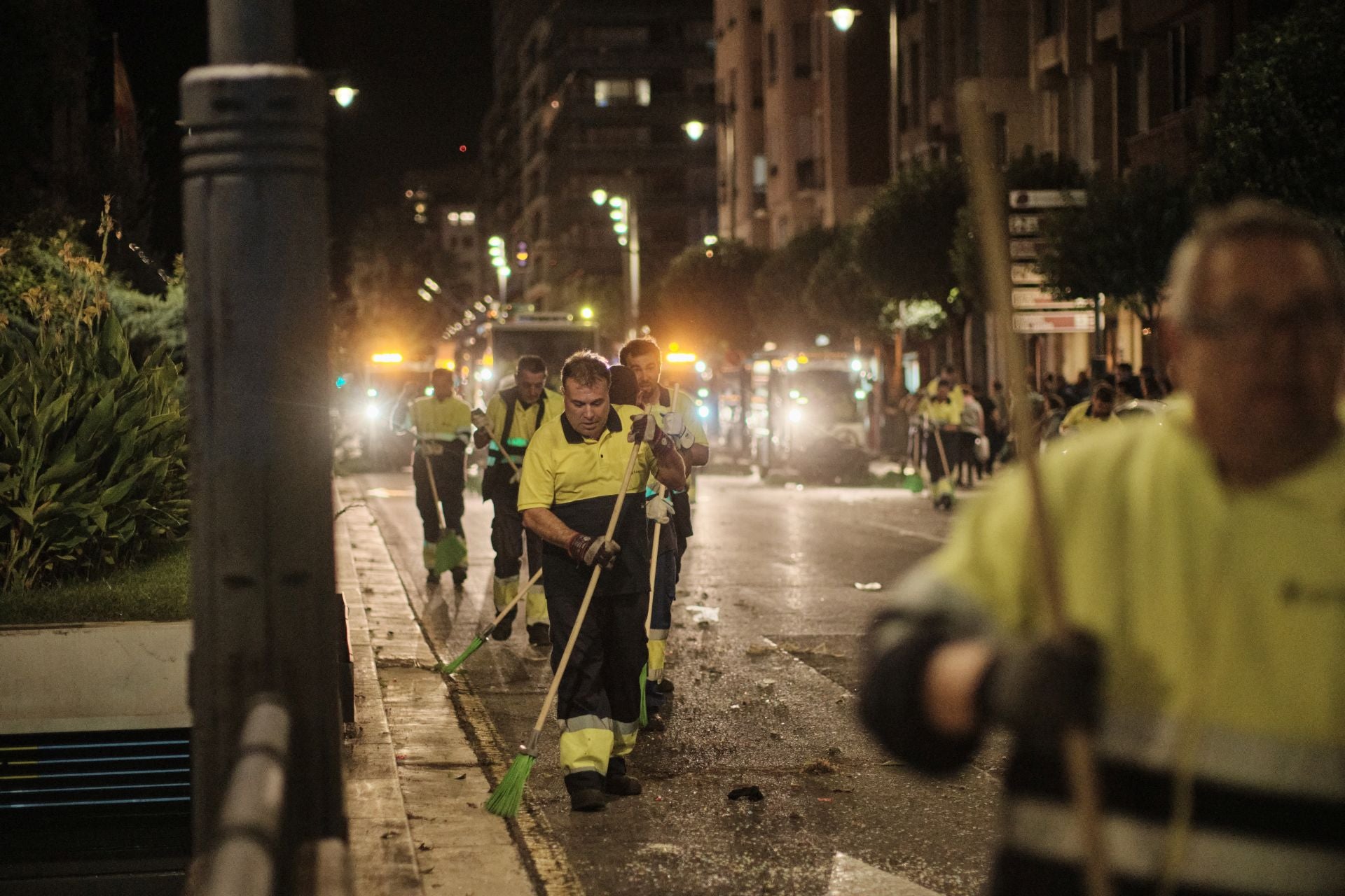 El desfile de carrozas por Logroño