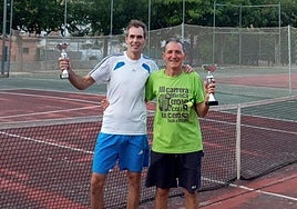 Pedro Jiménez (finalista de tenis) y Ricardo Martínez-Polo (ganador).