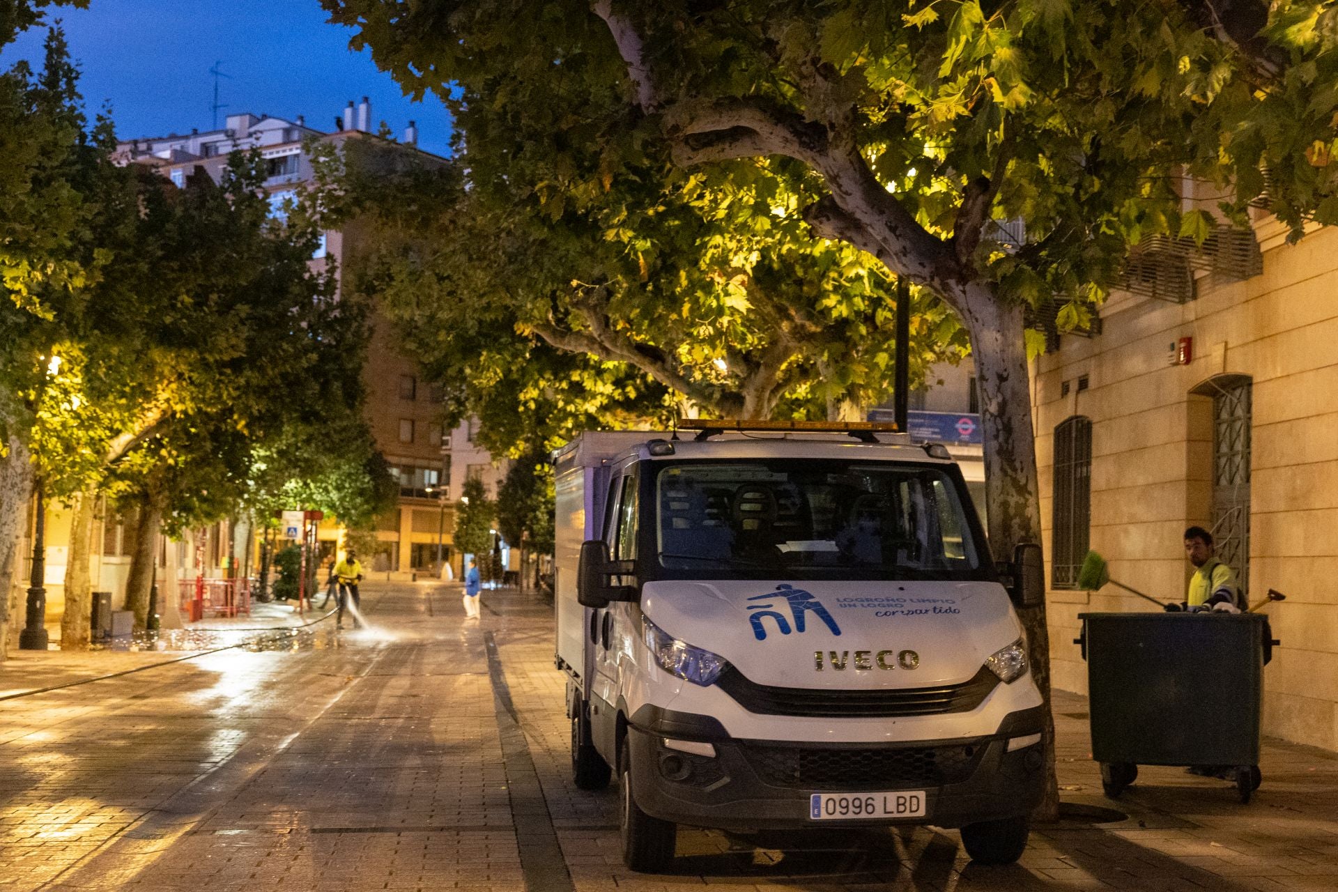 El trabajo de Logroño Limpio en San Mateo