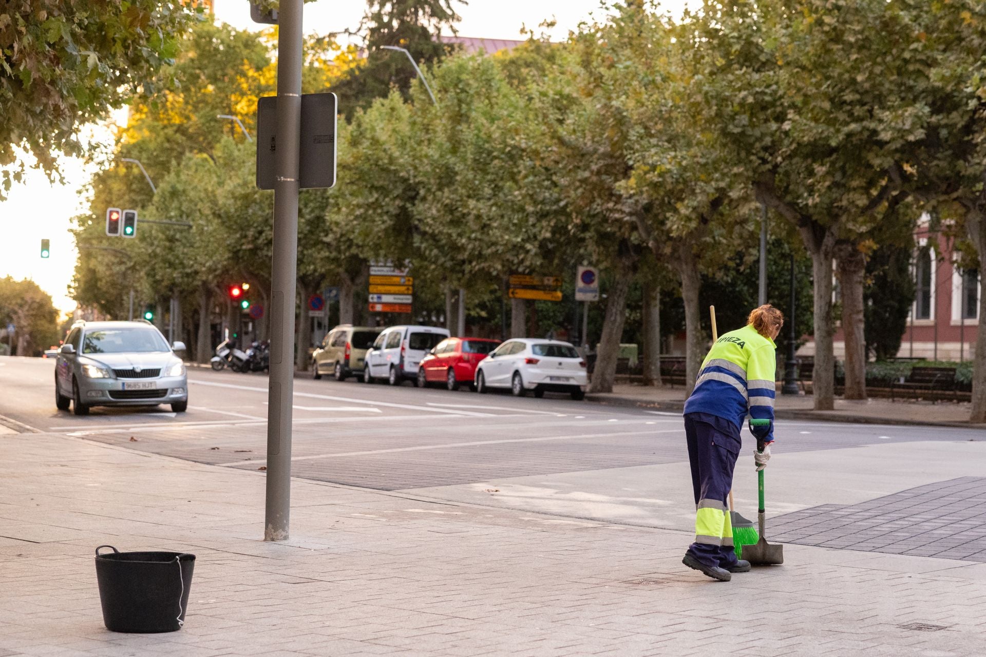 El trabajo de Logroño Limpio en San Mateo