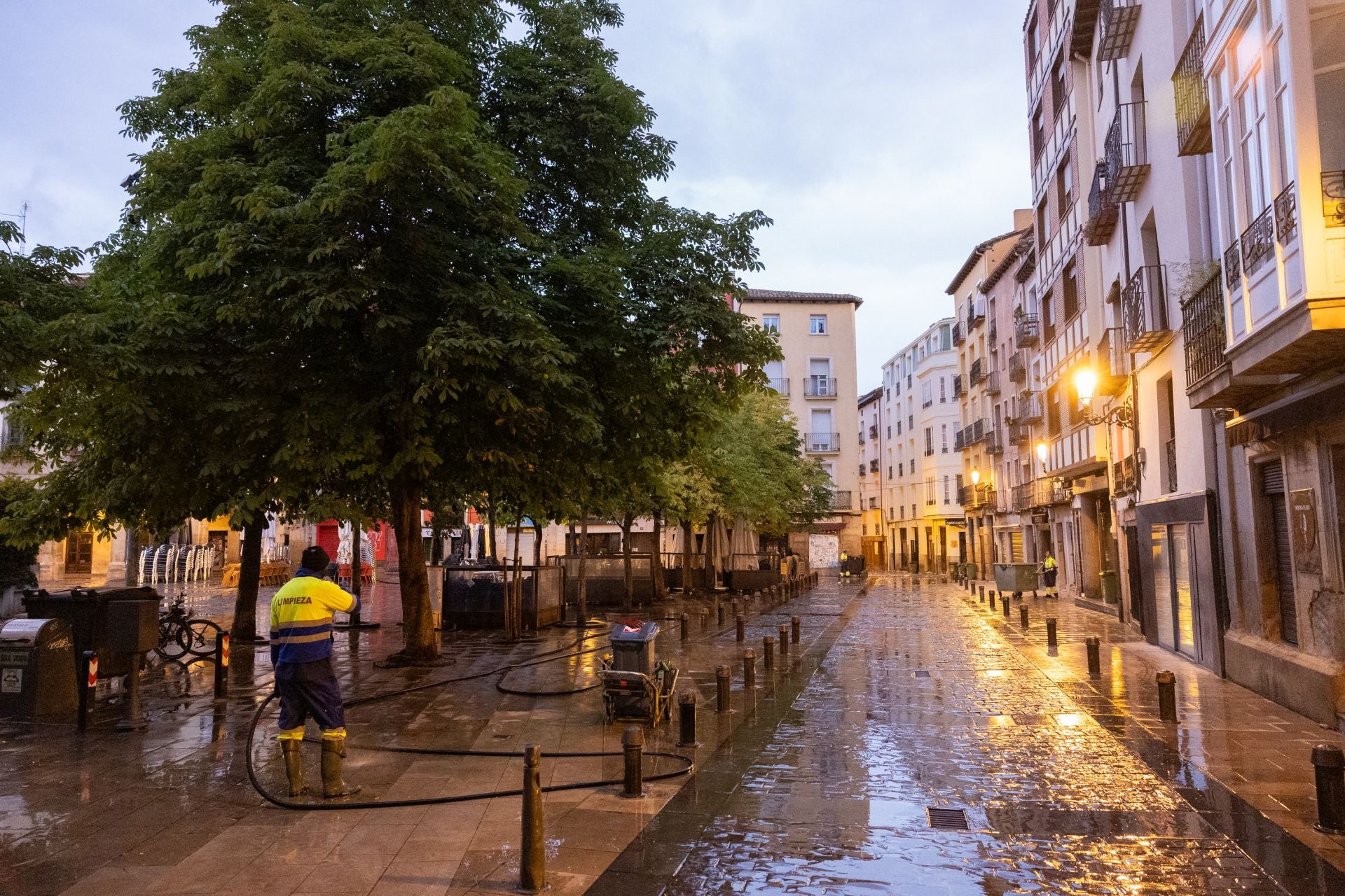 El trabajo de Logroño Limpio en San Mateo