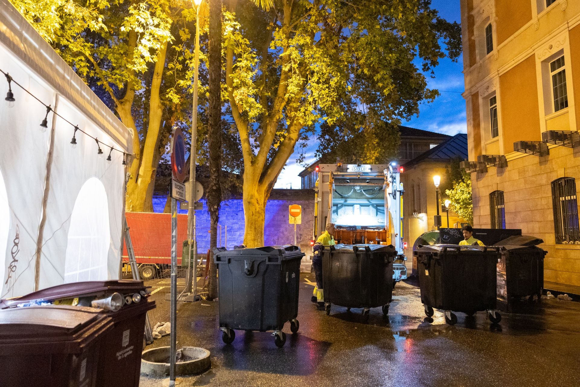 El trabajo de Logroño Limpio en San Mateo