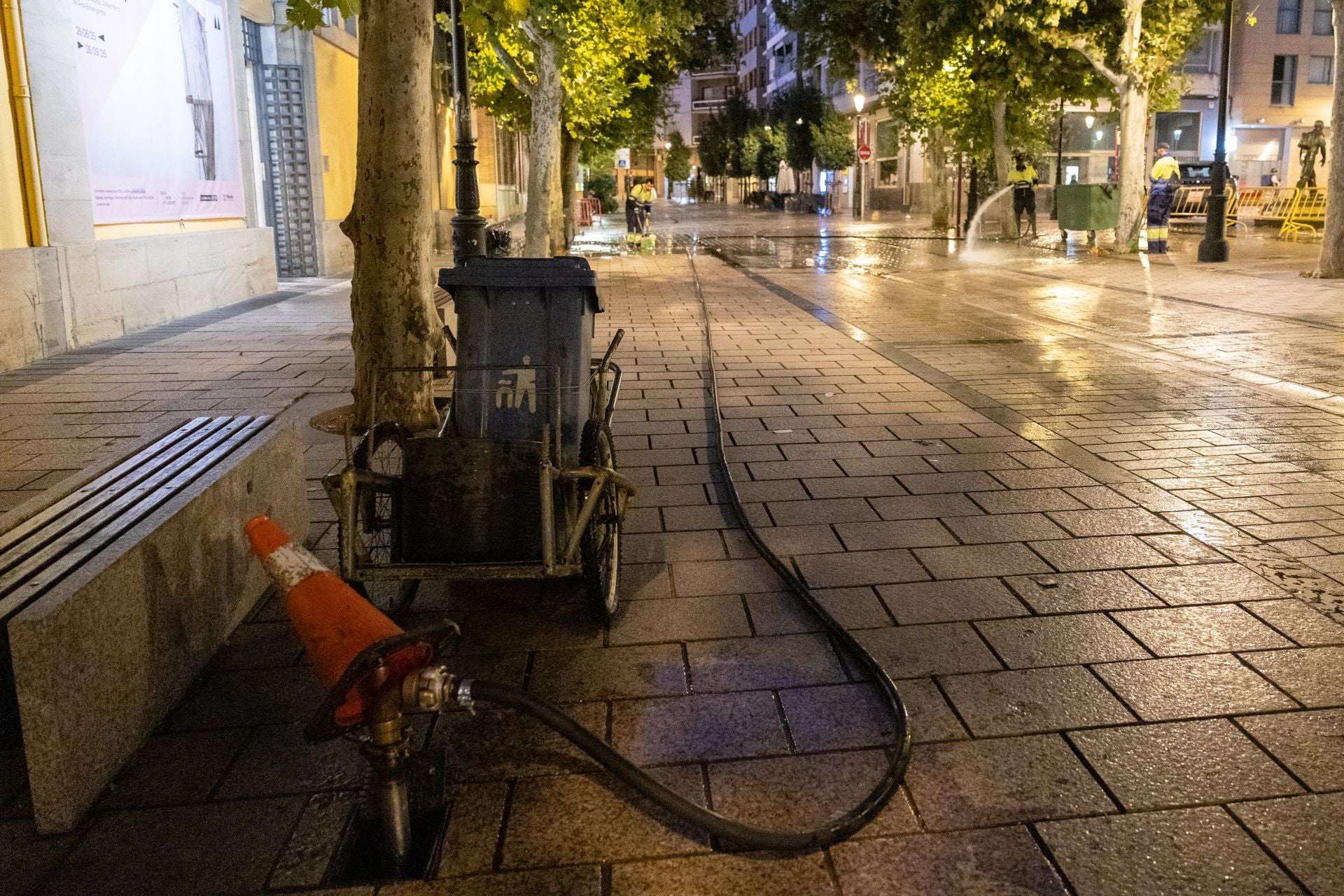 El trabajo de Logroño Limpio en San Mateo