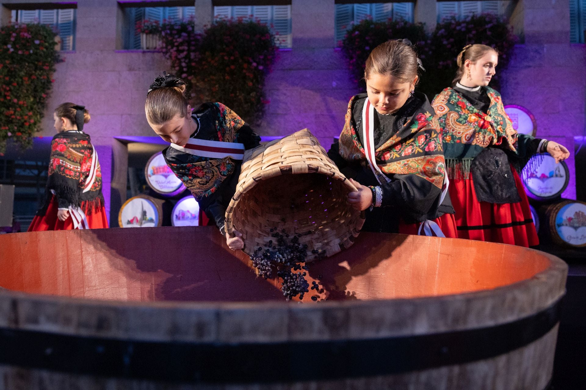 Las imágenes del pisado popular