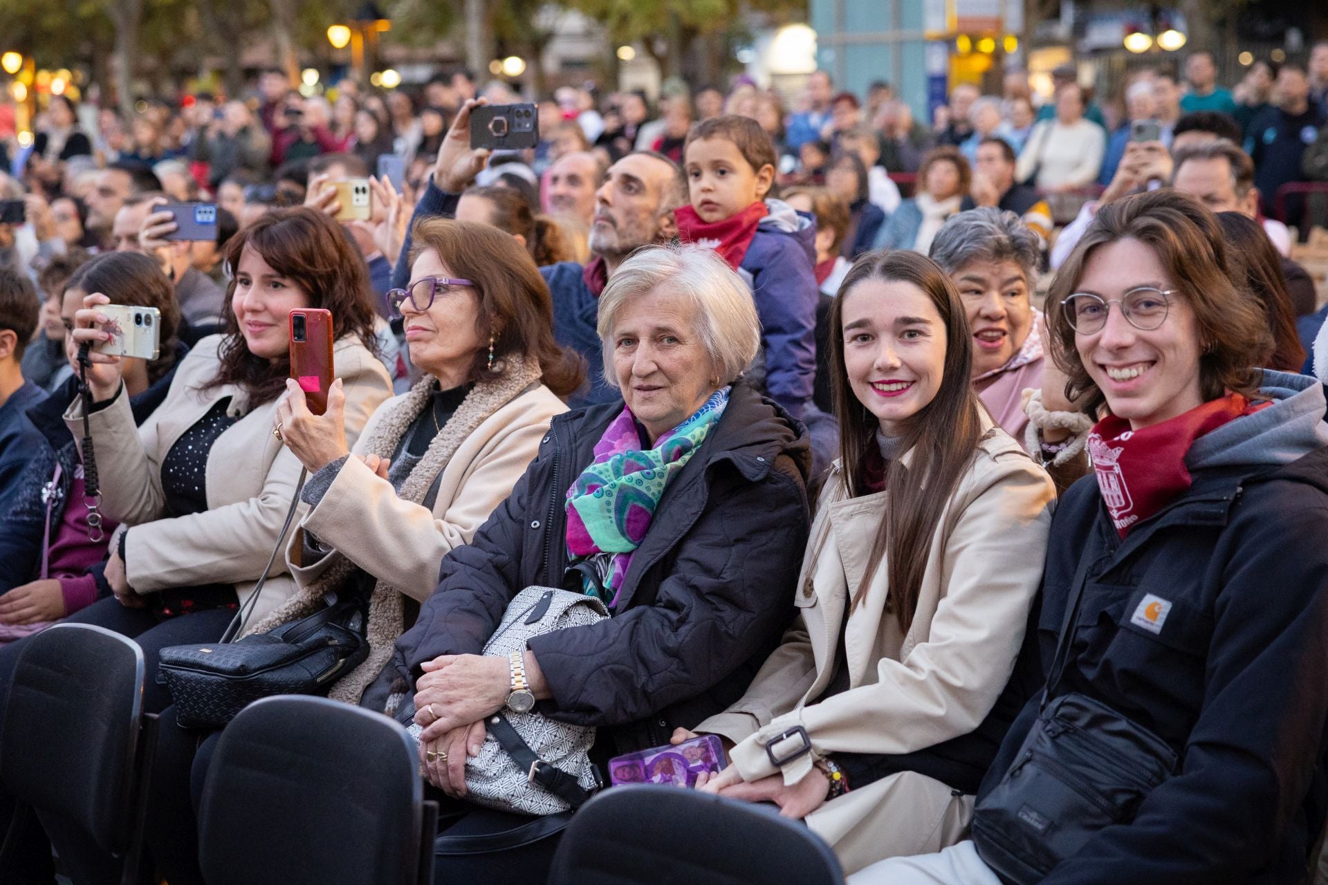 Las imágenes del pisado popular