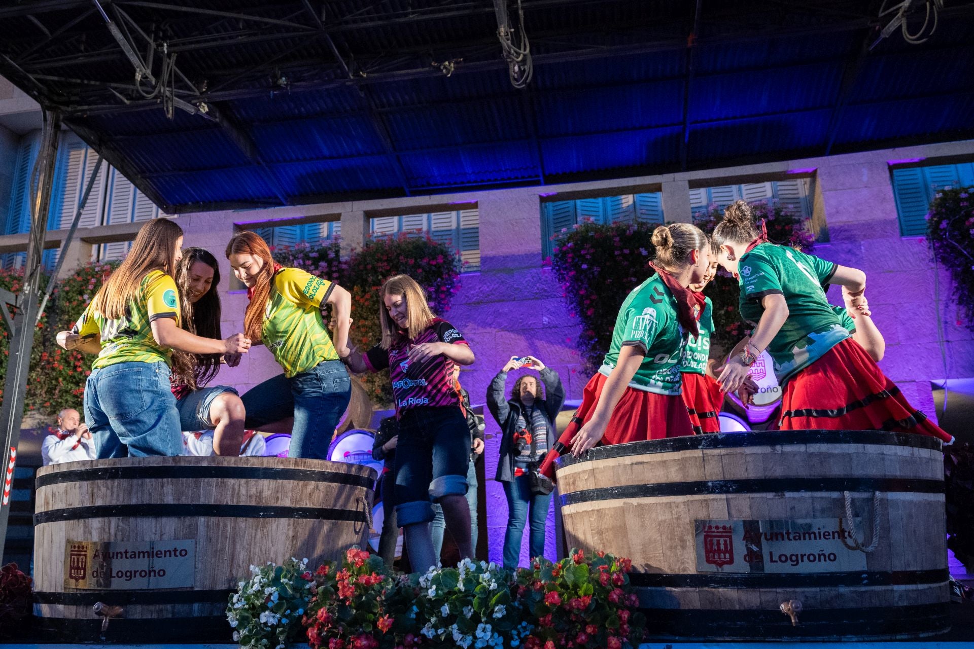 Las imágenes del pisado popular