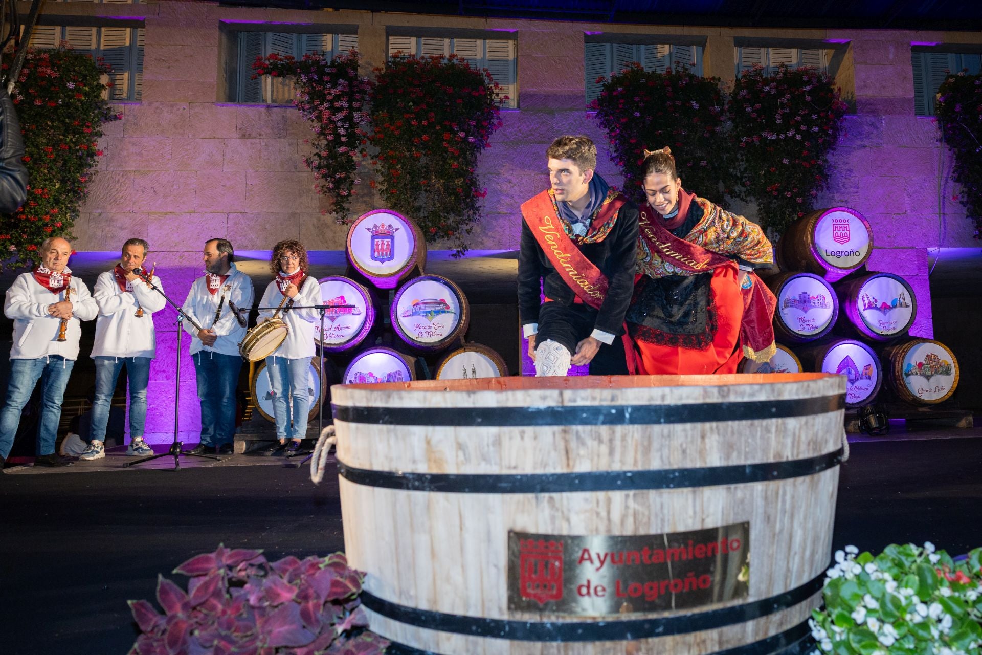 Las imágenes del pisado popular