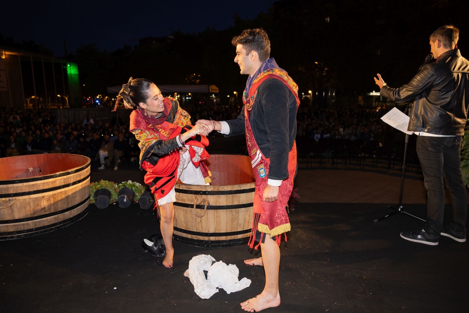 Las imágenes del pisado popular