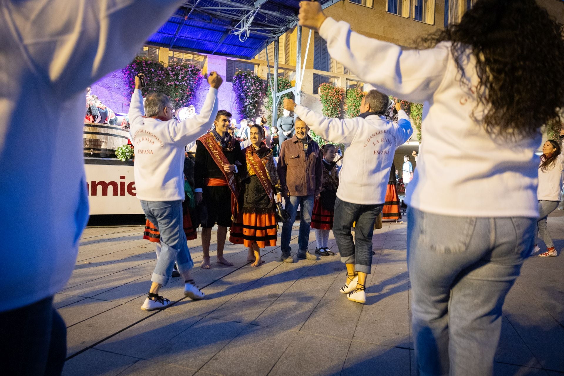 Las imágenes del pisado popular