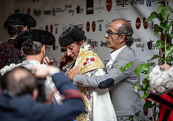 Las imágenes del mano a mano entre Urdiales y Palacio