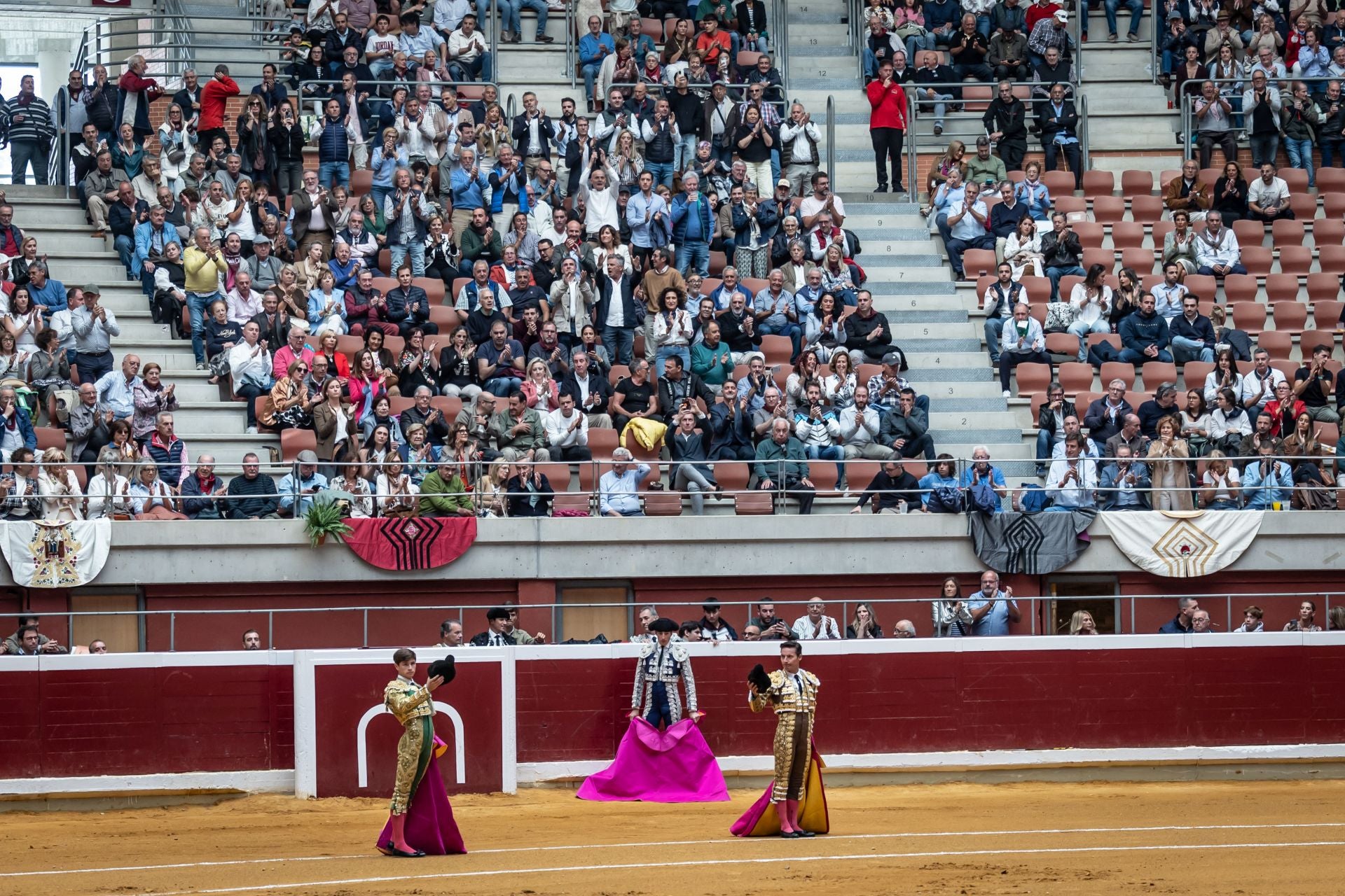 Las imágenes del mano a mano entre Urdiales y Palacio