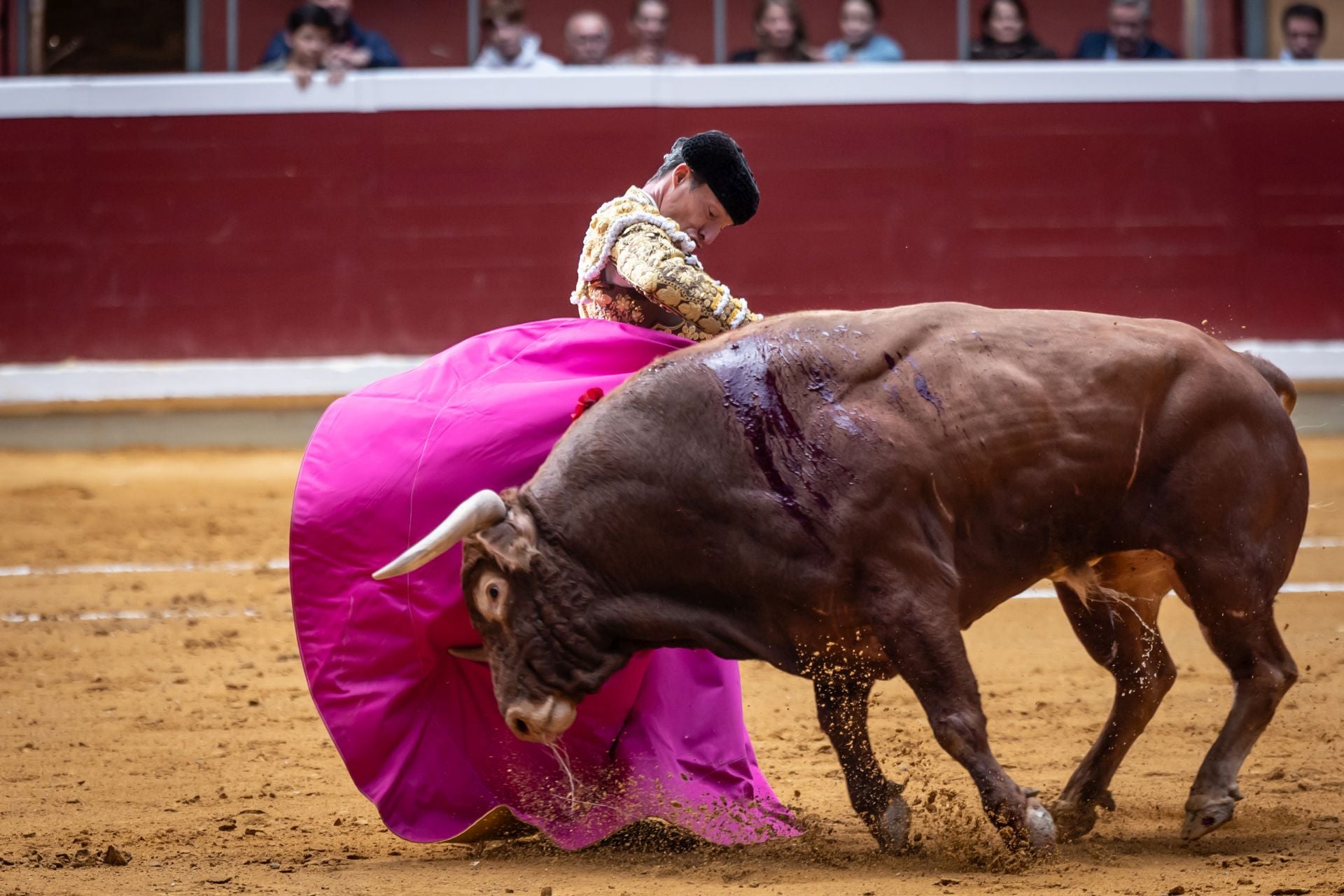 Las imágenes del mano a mano entre Urdiales y Palacio