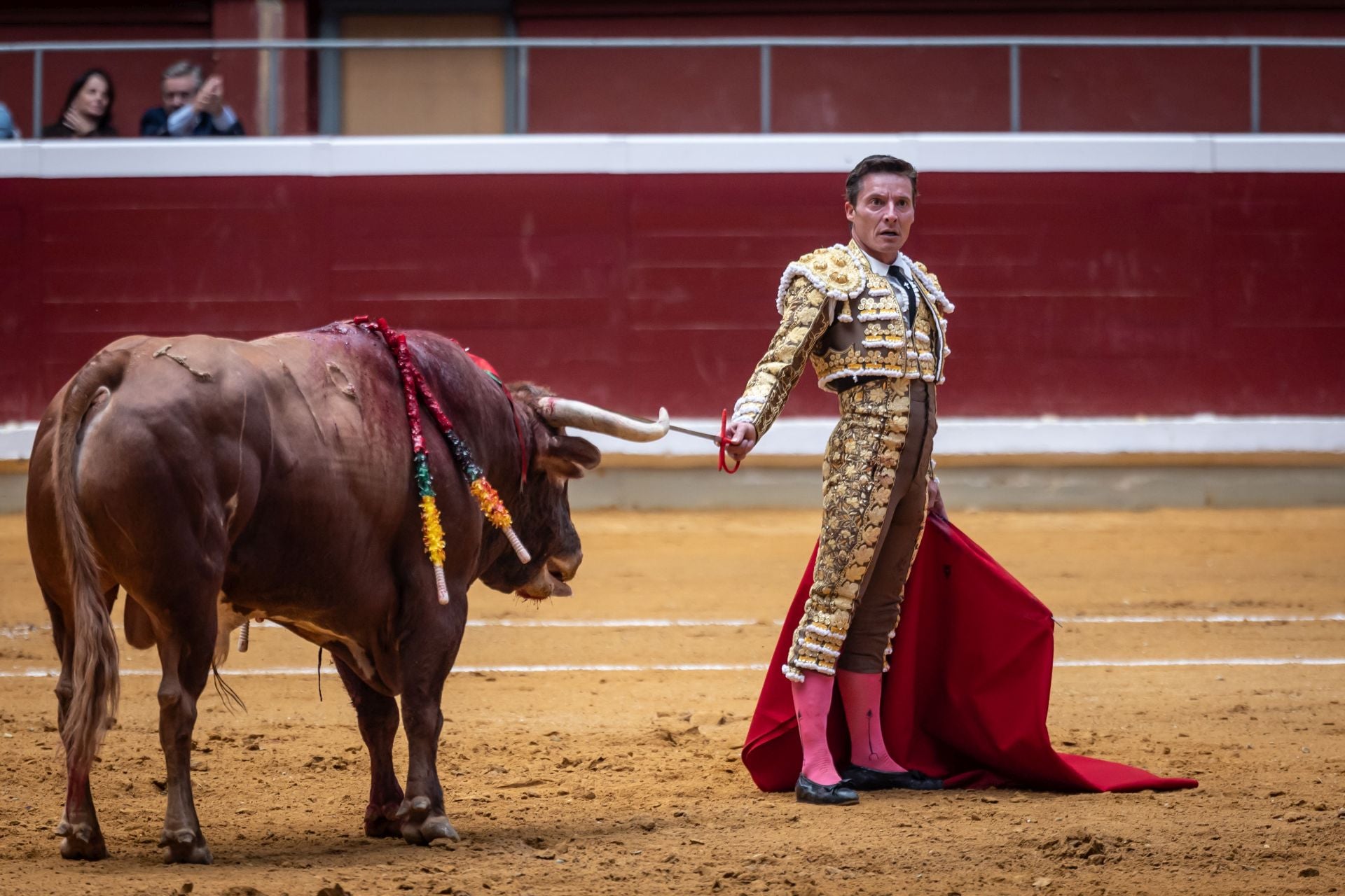 Las imágenes del mano a mano entre Urdiales y Palacio