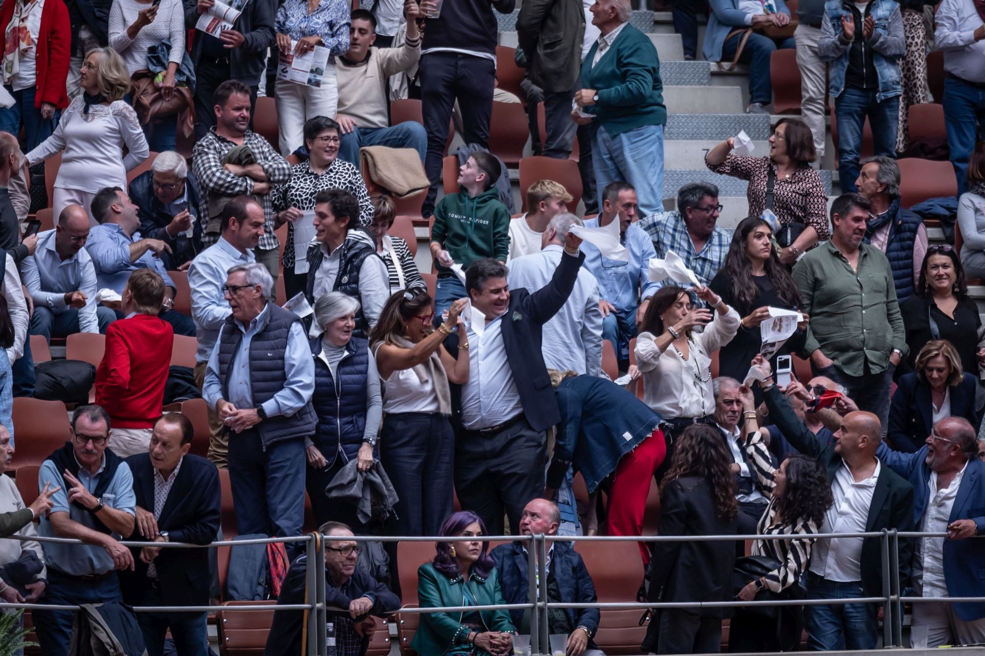 Las imágenes del mano a mano entre Urdiales y Palacio