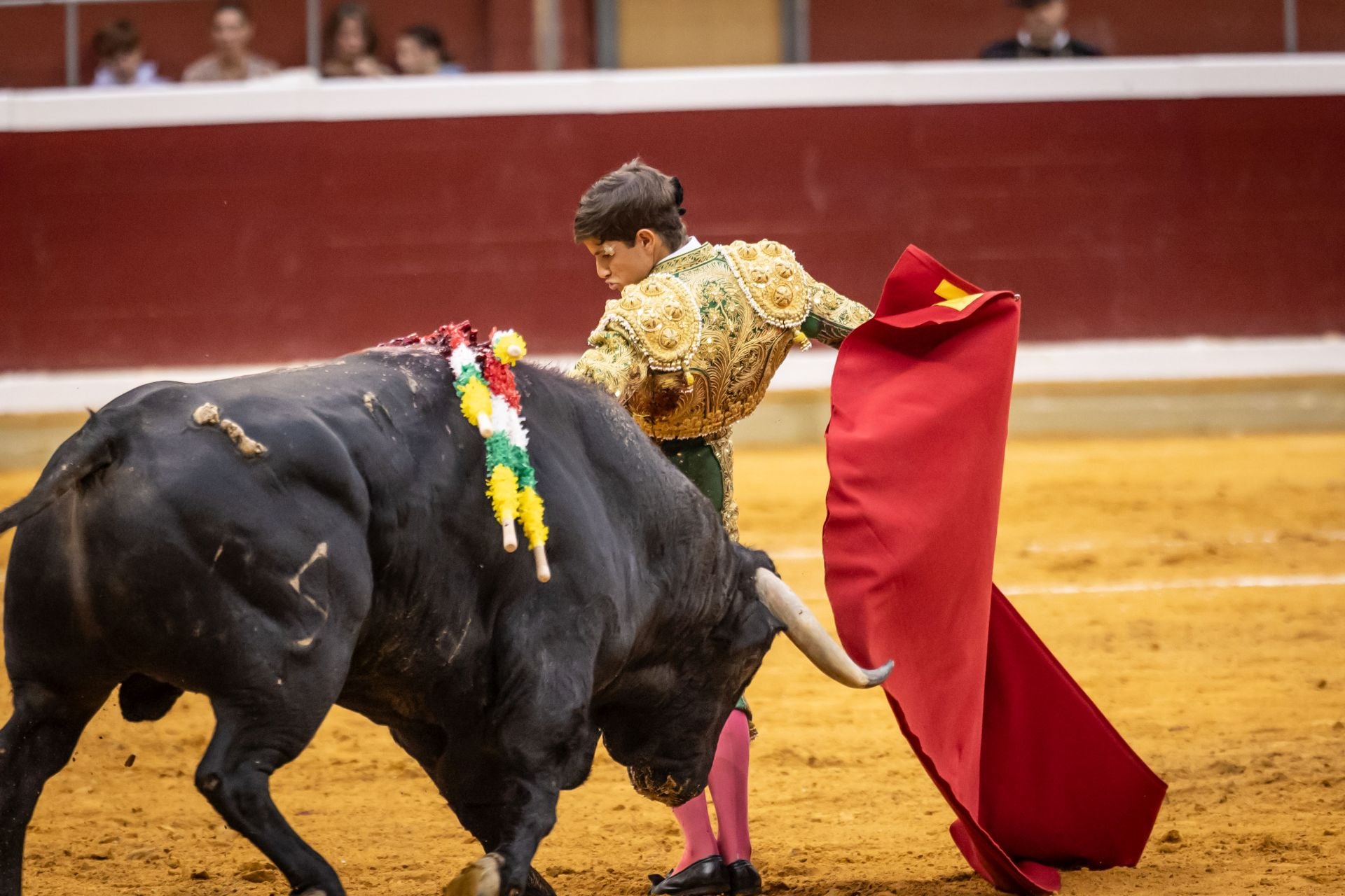Las imágenes del mano a mano entre Urdiales y Palacio