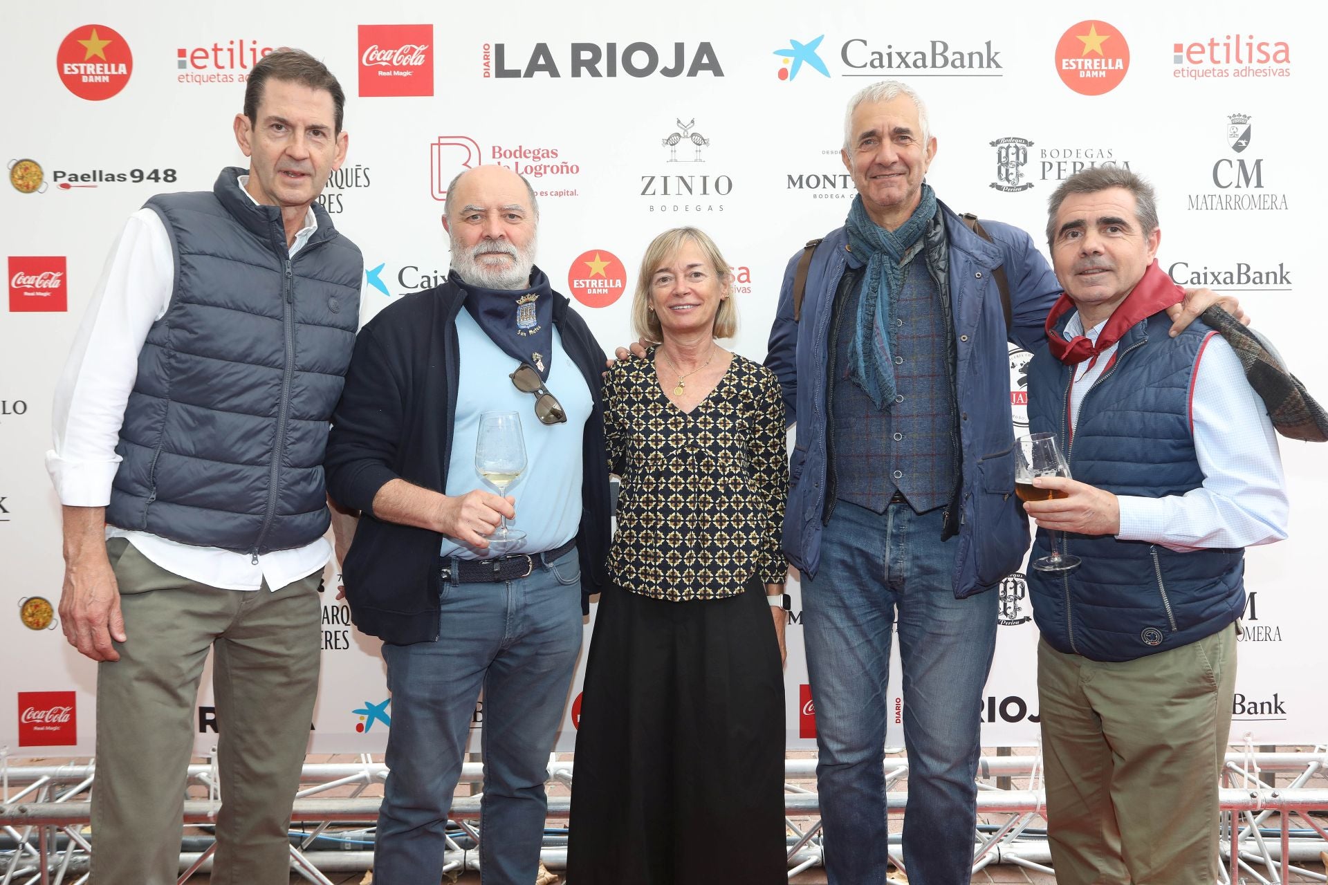 Goyo Ezama, Jorge Calavia, Teresa Cobo, Amadeo Marín y Enrique Medrano. 
