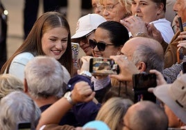 La princesa Leonor, en una imagen de archivo.