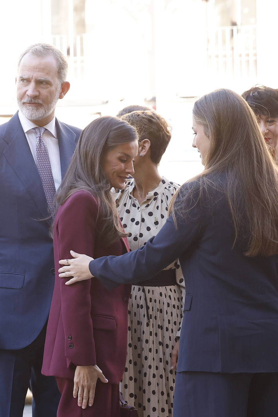 Las imágenes de la primera visita de la princesa Leonor a Viana