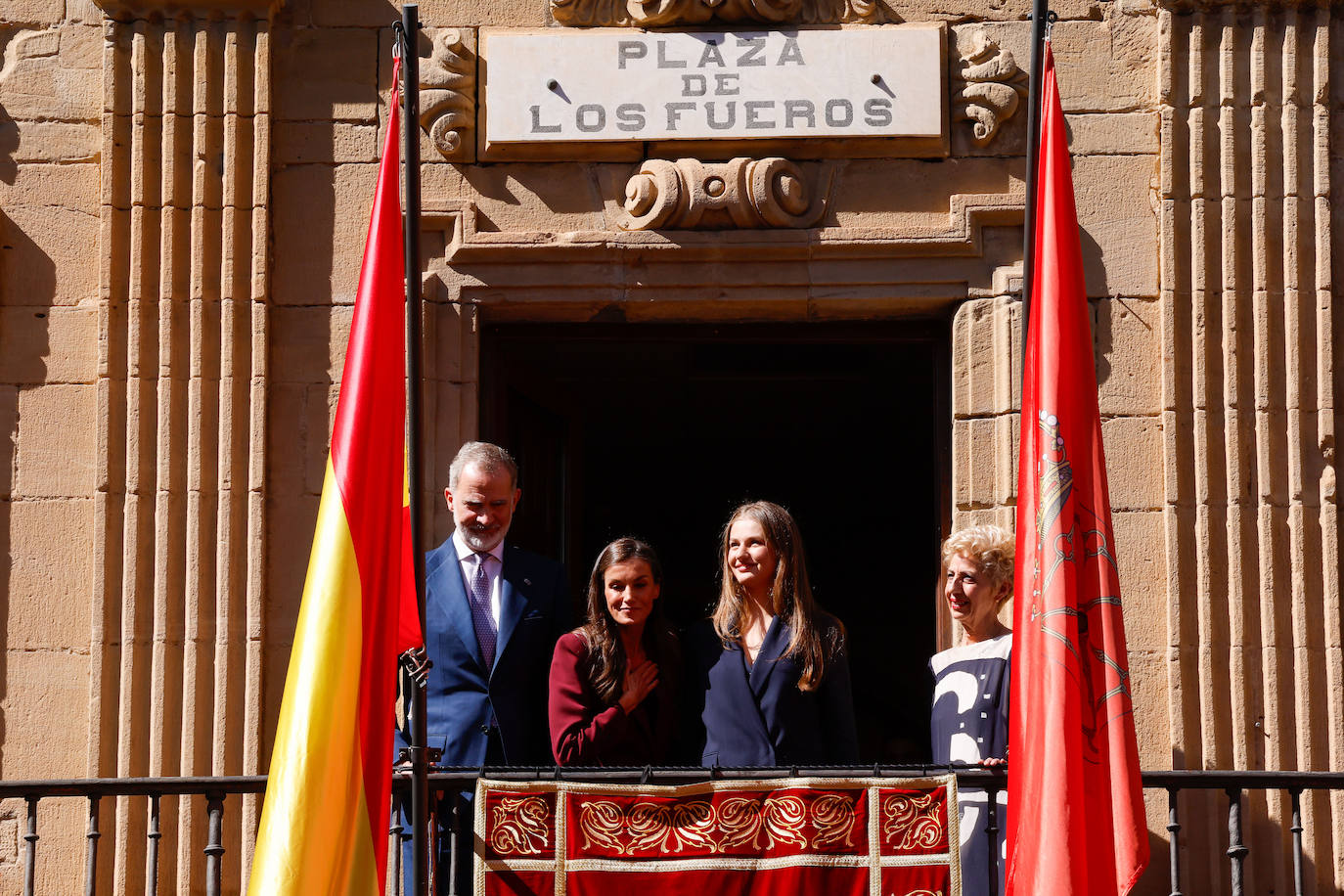 Las imágenes de la primera visita de la princesa Leonor a Viana