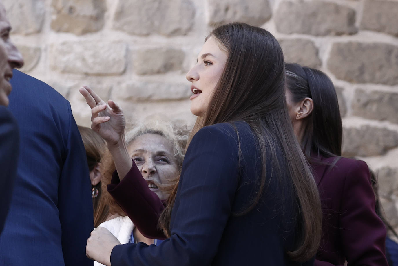 Las imágenes de la primera visita de la princesa Leonor a Viana