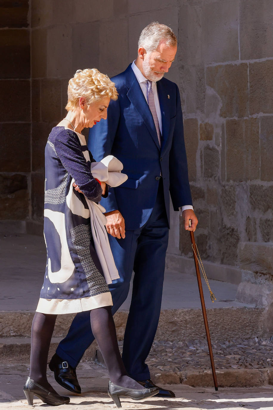 Las imágenes de la primera visita de la princesa Leonor a Viana