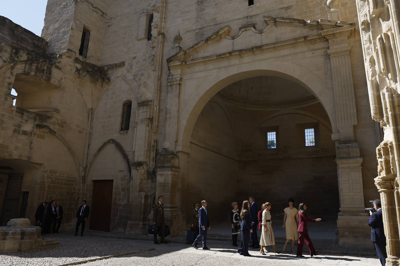 Las imágenes de la primera visita de la princesa Leonor a Viana