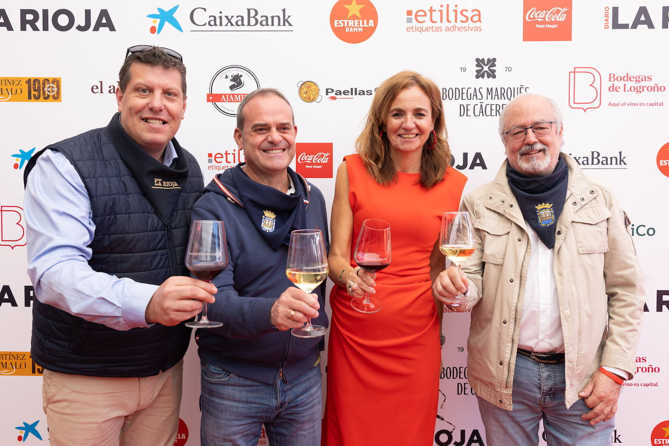 Álvaro Mayoral y Estrella Domínguez ejercieron de anfitriones de los ediles Paco Iglesias y Jesús López. 