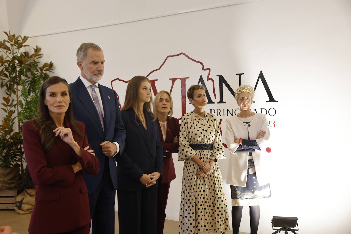 Las imágenes de la primera visita de la princesa Leonor a Viana