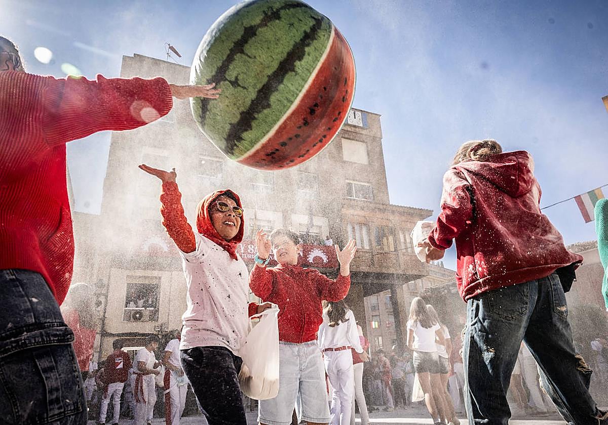 Primer día de fiestas en Arnedo.
