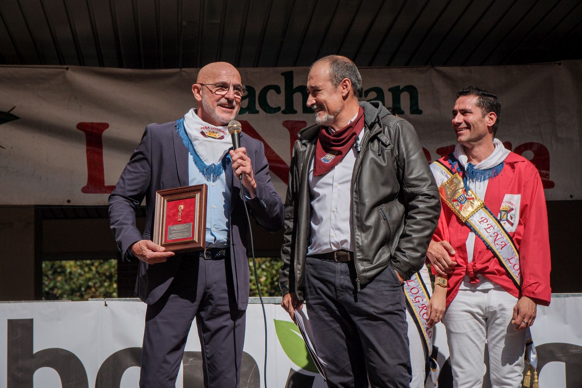 De la Fuente ya tiene las llaves de la peña Logroño